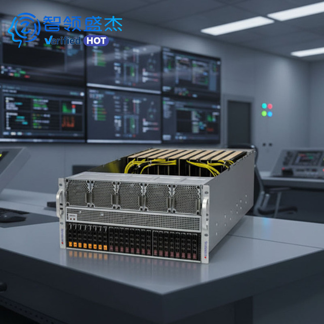 High Performance 8U Rackmount Server SYS-821GE-TNHR Support 8*H100/H200 SXM5 NVLink 4.0 AI Workstation