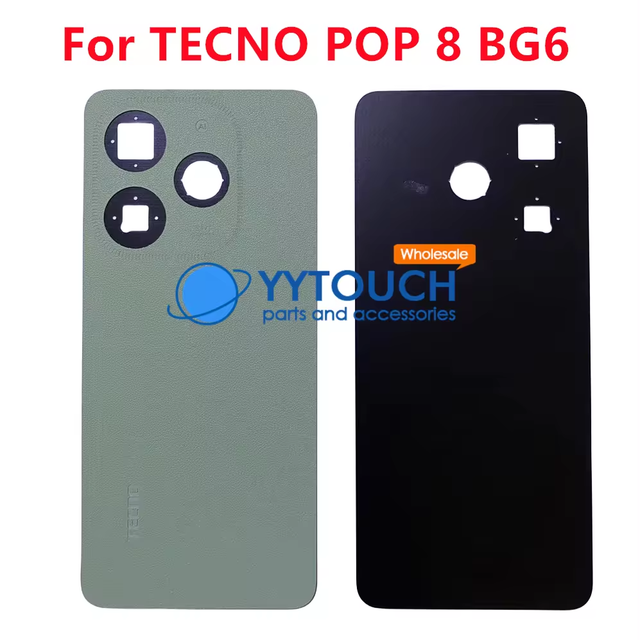 POP8 Rear Housing for Tecno POP 8 BG6 BG6h BG6i Battery Back Cover Repair Replace Phone