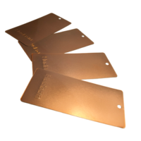 Revêtement en poudre métallique cuivre brossé, anti-corrosion pour quincaillerie métallique
