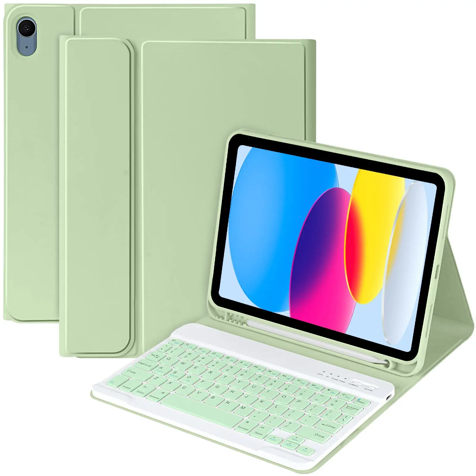 저렴한 가격 PU 탈착식 마그네틱 블루투스 키보드 11.6 인치 태블릿 PC 가죽 키보드 케이스 ipad/태블릿