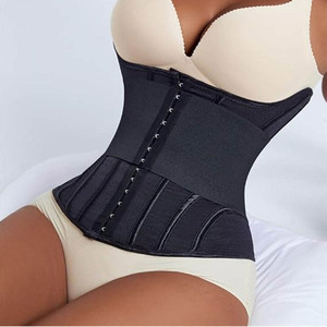 Wholesale Dual Layer Power Lift Compression <b>Shapewear</b> Removable Double Belt Abdominal Shaping Corset Postpartum Waist Cincher - Product Image 3