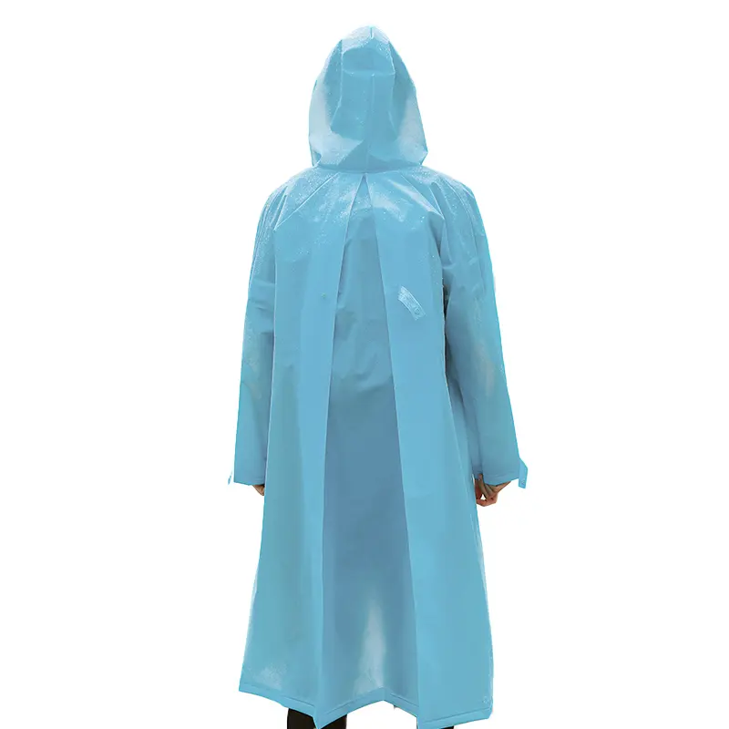 Rainfreem Imperméable imperméable EVA PEVA PVC Vêtements de pluie impression logo Non jetable Peut logo de pinte personnalisé Imperméable