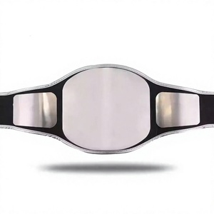 Cinturón de Campeonato de Taekwondo Personalizado de Cuero PU Negro, Cinturón de Uniforme de Artes Marciales, Talla Mediana, para Entrenamiento - Product Image 4