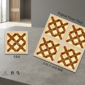 Marque Vistaar Carreaux de sol numériques brillants en céramique 12x12 30x30cm Porcelaine pour la construction de bâtiments commerciaux - Product Image 3