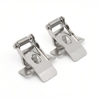 Clip de fixation à ressort torsionnel en acier nickelé pour downlight LED industriel encastré, accessoires de fixation de lampe pour plafond.