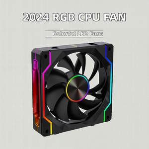 Lovingcool 2024 nuevo estilo <span class=keywords><strong>CPU</strong></span> Cooler Fan 120mm RGB escritorio refrigeración PC gabinete ventilador LED efecto luz <span class=keywords><strong>Gaming</strong></span> <span class=keywords><strong>Computer</strong></span> Case plástico - Product Image 2