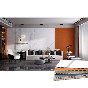 Panel de pared WPC de sala de estar de lujo con decoración de interiores fabricada en fábrica - Product Image 5