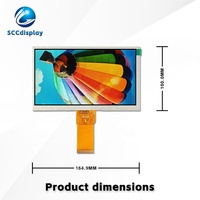 Hochkontrast 7,0-Zoll TFT Farb-LCD-Panel SJXD070-TFT IPS Vollansicht Hochauflösend 1024x600 Auflösung SCCdisplay Marke