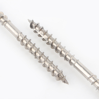 Sekrup Kayu Kepala Silinder Torx Drive Ujung Pemotong Berulir Ganda Self-Tapping Trailer Baja Tahan Karat 304 Sekrup Dek