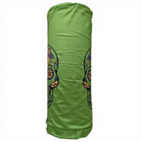 Cache-cou double couche unisexe en polaire polyester élasthanne, personnalisable par sublimation, à motif floral, pour le ski, le cyclisme et la moto
