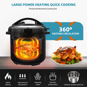 Cuisinière électrique à pression 6L 1000W, multicuiseur, cuisson rapide, économie d'énergie, pot de cuisson pour la cuisine domestique - Product Image 4