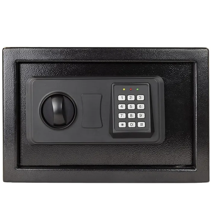 Basics Steel Home Security Electronic Safe with Programmable Keypad Lock, Secure Documents, Jewelry, Valuables money,20SEP