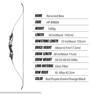 สวัสดี Top 35lbs 40lbs 50lbs Af ยิงธนู Jebe Recurve Ilf 25Lbs คันธนูสำหรับล่าสัตว์ซ้าย<span class=keywords><strong>ม</strong></span>ือ - Product Image 1