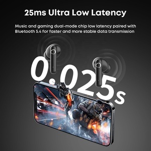 Oem/ODM xách tay ANC + enc auriculares Bluetooth 5.4 Tai nghe TWS tai nghe mini độ trễ thấp tiếng ồn hủy bỏ không dây Earbuds - Product Image 4