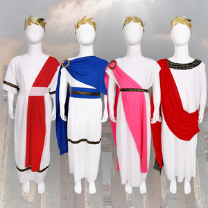 Disfraz Infantil de Romano/Griego Antiguo, Unisex, de Poliéster, para Representaciones Teatrales, Verano 2025, Roma - Product Image 1