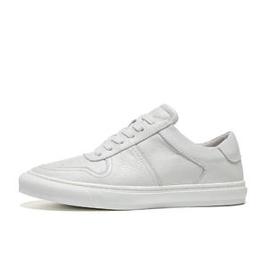 Zapatos Blancos de Cuero Genuino de Vaca, Zapatillas de Estilo Casual para Hombre, Calzado Personalizado OEM - Product Image 1