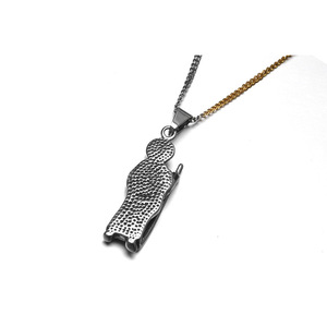 European American Style <b>Titanium</b> Steel Necklace Deity Pendant Vintage Virgin Mary Accessory SP902 Unisex Gift - Product Image 4