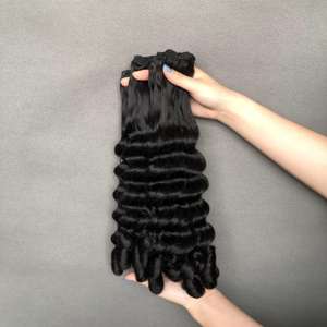 Vendedores de cabello al por mayor Paquetes de cabello crudo y virgen <span class=keywords><strong>Luxy</strong></span> Curl Color negro - Product Image 2