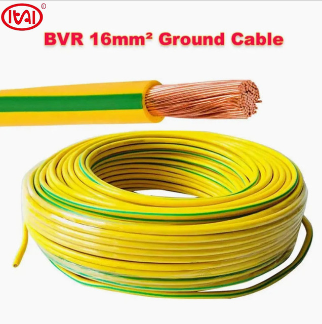 450/750V 4mm2 Pure Copper Stranded PVC Insulation Underground Flame Retardant IEC 60227 H07V-R Cable for Building&Houseuse