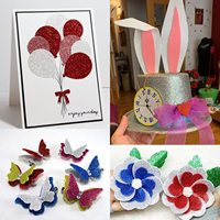 Feuilles EVA et paillettes de couleur vive, 1mm d'épaisseur, différentes tailles, feuille de mousse EVA, prix de gros