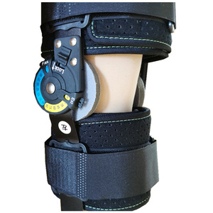 Verstelbare Knie Spalk Ondersteuning Rom Scharnierende Knie <span class=keywords><strong>Brace</strong></span> Zimmer Kniebrace Benen Correctie Riem - Product Image 6