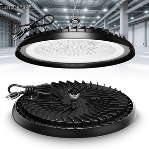 Projecteur LED Industriel UFO pour Plafond, 200W 6000K, Corps en Aluminium Brillant pour Éclairage de Plafond d'Entrepôt, Usine, Garage - Product Image 1