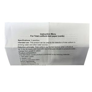식수에서 대장균에 대한 대장균 물 테스트 키트 우물 수돗물을위한 쉽고 빠른 정확한 박테리아 테스트 - Product Image 4