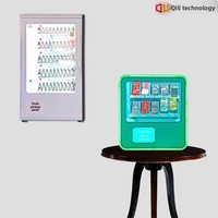 Distributeur automatique mural sans personnel pour snacks, boissons et cigarettes, petit modèle de comptoir, avec éclairage sur les quatre côtés