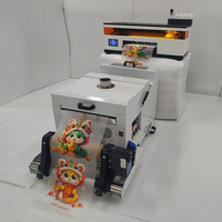 Impresora de Inyección de Tinta A3 DTF de China con Solución Automática para Impresión de Flex/Egg, Agitador de Polvo de 30 cm