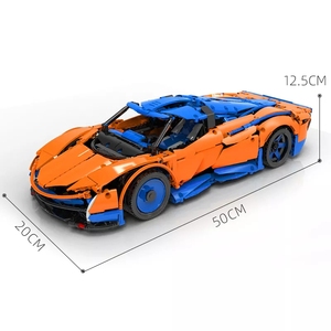 MOULD KING 13098 Technical Speedtail Super Racer Sports Car <strong>Bricks</strong> APP Remote Control Motorized Model Building <strong>Blocks</strong> for Boys - Product Image 2