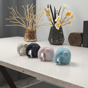 精美的中国桌面动物收藏品情人节雕像 - Product Image 4