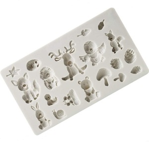 Moules à cupcakes, bonbons, gelées, glaces, biscuits et puddings sur le thème des <span class=keywords><strong>animaux</strong></span> de la jungle - Product Image 4