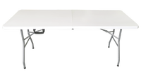 180cm vente en gros 6ft extérieur ou intérieur pliant en deux Tables à manger et chaises en plastique pour événements pour meubles de jardin