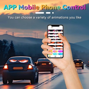 2025 tùy chỉnh thông minh App lập trình <span class=keywords><strong>LED</strong></span> hiển thị kỹ thuật số linh hoạt Devil Eye quảng cáo Bảng điều chỉnh cho văn phòng trang trí chiếu sáng - Product Image 2