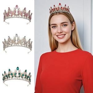 Couronne de <span class=keywords><strong>princesse</strong></span> en diamant, diadème vintage, <span class=keywords><strong>décoration</strong></span> de gâteau pour mariage, <span class=keywords><strong>anniversaire</strong></span>, fête de naissance, fournisseurs de <span class=keywords><strong>décoration</strong></span> de gâteau - Product Image 1