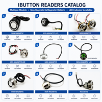 Controllo accessi utilizzare TM iButton Probe DS9092 iButton Key lettore a 1 filo senza LED