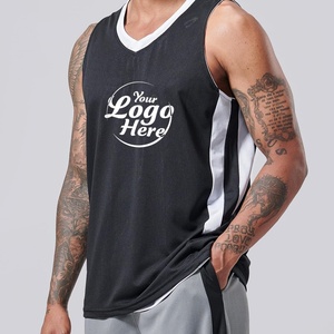 เสื้อยืดแขนยาวผ้าโพลีเอสเตอร์ 100% ระบายอากาศได้ดี แห้งเร็ว ซับเหงื่อ เสื้อบาสเก็ตบอลตาข่ายสำหรับผู้ชาย - Product Image 2