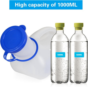 Factory Wholesale Plastic Toilet Unisex Funnel <strong>Urine</strong> Container Portable Pee Urinal <strong>Bottle</strong> - Product Image 3