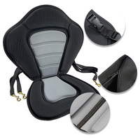 Siège de Kayak Offre Spéciale planche à pagaie gonflable siège de planche de surf siège de dossier détachable accessoires de Kayak EVA noir