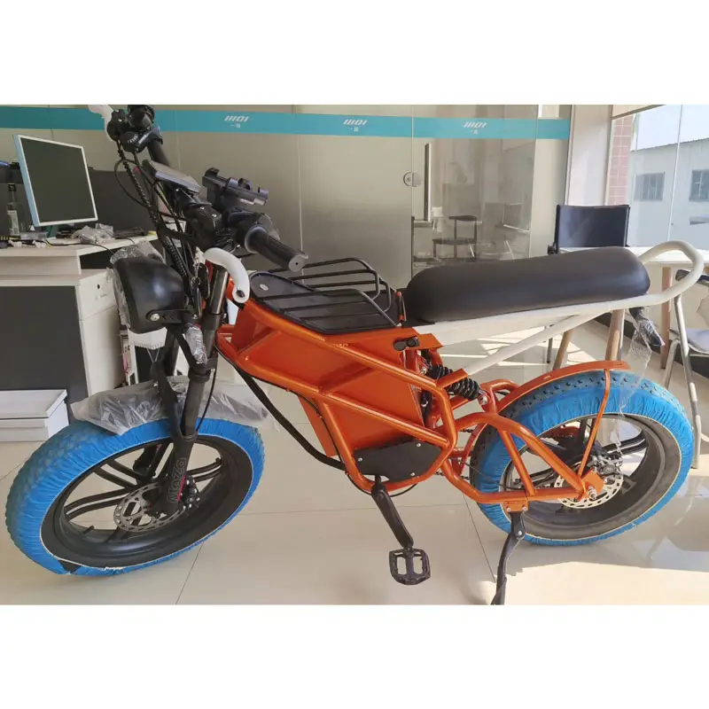 48v D74 750/1500 süper Ebike yağ Ebike yüksek pil kapasitesi yağ lastik elektrikli bisiklet