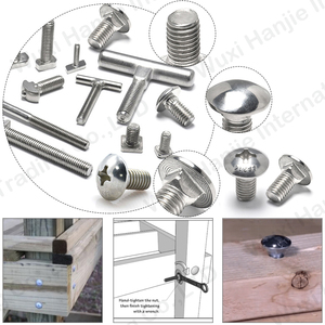 <span class=keywords><strong>Boulon</strong></span> à tête carrée en bichromate de zinc pour une durabilité accrue des matériaux - Product Image 6