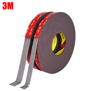 Cinta Adhesiva de Espuma Acrílica de Doble Cara <span class=keywords><strong>3M</strong></span> GPL-110, Activada por Agua, Resistente a Altas/Bajas Temperaturas, Troquelada, <span class=keywords><strong>para</strong></span> Uso Automotriz, Negra - Product Image 3