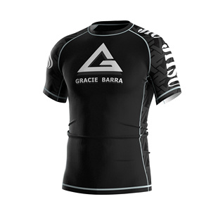 Men's Fightwear Set Anti-Odor Compression Rash Guard + Drawstring Performance <b>Shorts</b> for BJJ <b>Grappling</b> Training - Product Image 4