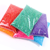 Expédition Rapide Accessoires de Décoration Artisanale en Gros 2mm/3mm/4mm/5mm/6mm Couleurs Bonbon Gelée Luxueuse Résine Brillante pour Ongles