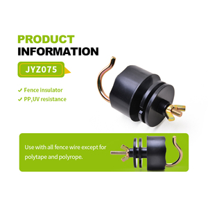 Aislante para Cercas HPS FENCE PP con Resistencia UV, 30.5g, Negro, para Alambre Eléctrico, Aislante Resistente para Postes - Product Image 2