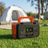Pompe à air portable 300W 270Wh la plus vendue, batterie lithium-ion modèle C3B, système tout-en-un avec charge par panneau solaire pour le camping