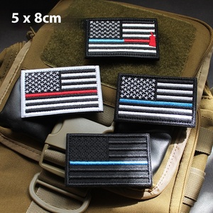 Patch drapeau brodé mettant en vedette les états-unis russie allemagne soviétique Palestine Badge pour brassard dentelle 3D toile Patch - Product Image 3