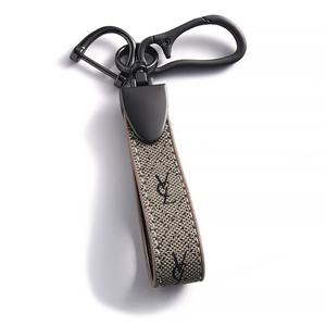 Designer Brand Fashion <b>Vintage</b> Fabric Lanyard Car Motorcycle Metal Keychain Key Chains - Product Image 2