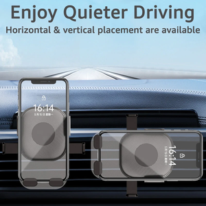 Support de téléphone universel pour voiture à fixation par gravité sur grille d'aération, support rotatif à 360° pour iPhone et Samsung - Product Image 2