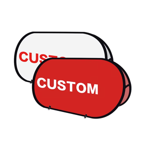 Banderoles publicitaires rectangulaires faciles à transporter pour les sports de plein air, pour Diwali, Nouvel An, modèles multiples, logos/slogans personnalisables - Product Image 2